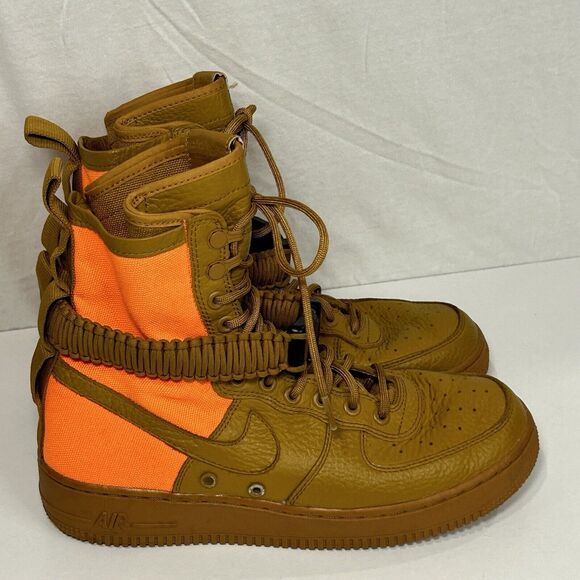 Nike Men\'s Air Force 1 SF Special Forces QS 903270 778 | Desert Ochre Size 8 main image 8